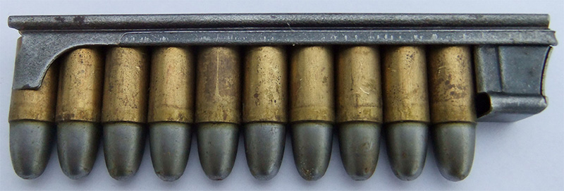 Обойма с патронами 8×19 мм для пистолета Roth Steyr M1907