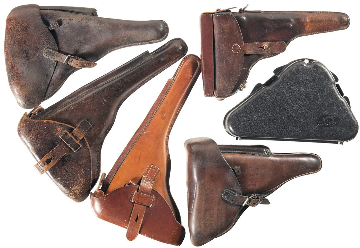 Различные типы кобуры для пистолетов FN Browning M1910 и M1922