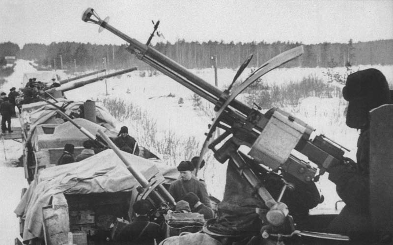 ДШК на бронепоезде, 1941 год.