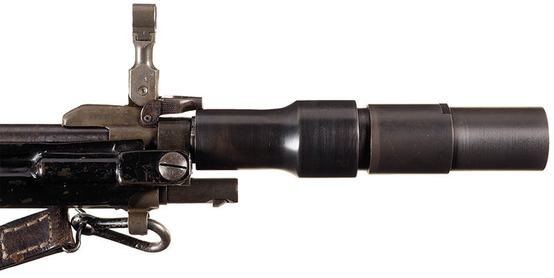 30-мм ружейный гранатомет  «Gewehrgranatengerat‑2» на стволе винтовки FG-42 тип «G»