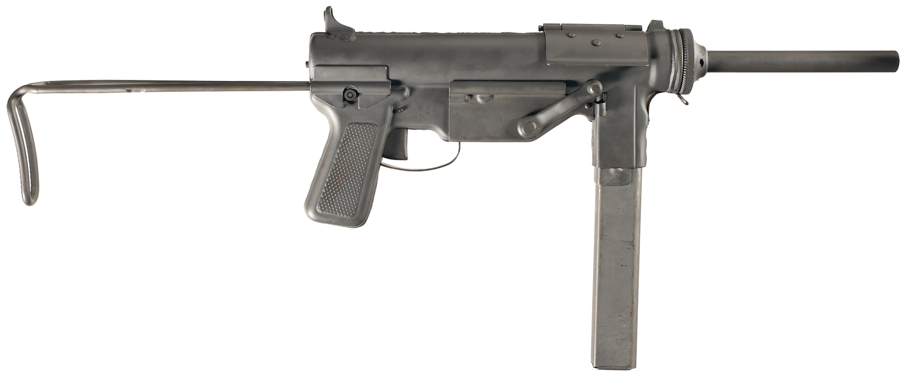 745... М3("Grease gun") - американский пистолет-пулемёт времён Вт...