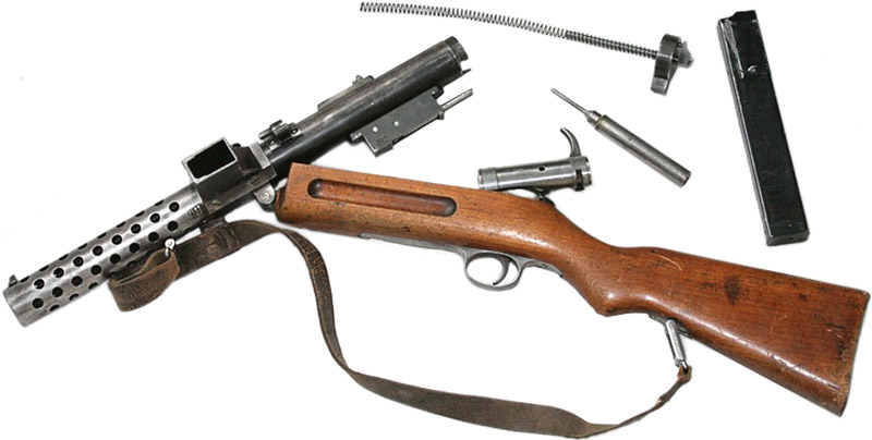 Неполная разборка пистолета-пулемёта MP 18.I