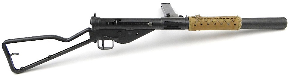 Пистолет-пулемёт STEN Mk. IIS с интегрированным глушителем