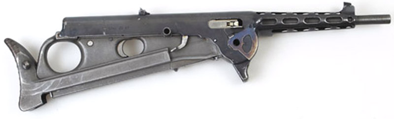 Пистолет-пулемёт ZB-47 со соложенным прикладом