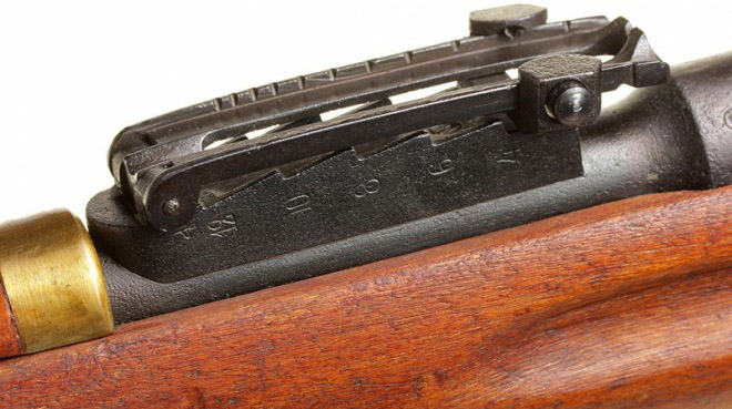 Ступенчато-рамочный прицел винтовки системы Мосина образца 1891 года